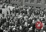 Standbild arbeitslose Männer demonstrieren während der Depression Minneapolis Minnesota USA, 1934, aus Sekunde 32 historischem Filmmaterial Videoclip 65675023138