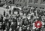 Standbild arbeitslose Männer demonstrieren während der Depression Minneapolis Minnesota USA, 1934, aus Sekunde 35 historischem Filmmaterial Videoclip 65675023138