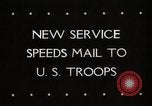 Standbild V-Mail United States USA, 1944, aus Sekunde 36 historischem Filmmaterial Videoclip 65675023159