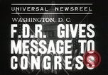 Immagine di Franklin Delano Roosevelt Washington DC USA, 1938, secondo 21 filmato di repertorio 65675023164