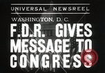 Immagine di Franklin Delano Roosevelt Washington DC USA, 1938, secondo 22 filmato di repertorio 65675023164
