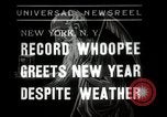 Image of New Year celebrations New York City USA, 1938, second 1 stock footage video 65675023165