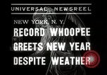 Image of New Year celebrations New York City USA, 1938, second 5 stock footage video 65675023165