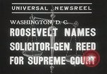 Image of Stanley Reed Washington DC USA, 1938, second 5 stock footage video 65675023166