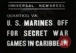 Image of United States Marines board ships Quantico Virginia USA, 1938, second 7 stock footage video 65675023167