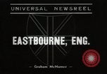 Image Hôtel travailleur en grève Eastbourne Angleterre, 1938, de la seconde 1 séquences d'archives historiques vidéo 65675023173