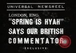 Standbild Spring Time London England Vereinigtes Königreich, 1938, aus Sekunde 5 historischem Filmmaterial Videoclip 65675023175