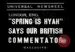 Standbild Spring Time London England Vereinigtes Königreich, 1938, aus Sekunde 10 historischem Filmmaterial Videoclip 65675023175