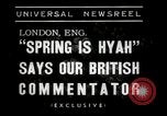 Standbild Spring Time London England Vereinigtes Königreich, 1938, aus Sekunde 11 historischem Filmmaterial Videoclip 65675023175
