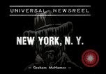 Standbild Schnee in Manhattan New York United States USA, 1938, aus Sekunde 3 historischem Filmmaterial Videoclip 65675023176