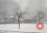 Standbild Schnee in Manhattan New York United States USA, 1938, aus Sekunde 6 historischem Filmmaterial Videoclip 65675023176