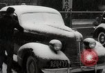 Standbild Schnee in Manhattan New York United States USA, 1938, aus Sekunde 19 historischem Filmmaterial Videoclip 65675023176