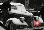 Standbild Schnee in Manhattan New York United States USA, 1938, aus Sekunde 20 historischem Filmmaterial Videoclip 65675023176