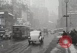 Standbild Schnee in Manhattan New York United States USA, 1938, aus Sekunde 32 historischem Filmmaterial Videoclip 65675023176
