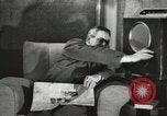 Image of London citizens at election time London England United Kingdom, 1950, second 24 stock footage video 65675023187