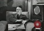 Image of London citizens at election time London England United Kingdom, 1950, second 31 stock footage video 65675023187