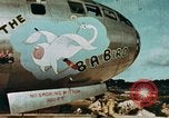 Standbild B-29 Superfortresses im Pazifik während Zweiten Weltkrieg Saipan Marianen, 1945, aus Sekunde 4 historischem Filmmaterial Videoclip 65675023220