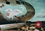 Standbild B-29 Superfortresses im Pazifik während Zweiten Weltkrieg Saipan Marianen, 1945, aus Sekunde 9 historischem Filmmaterial Videoclip 65675023220