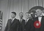 Image of NASA press conference Washington DC USA, 1959, second 17 stock footage video 65675023285