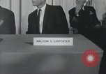 Image of NASA press conference Washington DC USA, 1959, second 62 stock footage video 65675023285