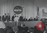 Image of NASA press conference Washington DC USA, 1959, second 30 stock footage video 65675023286
