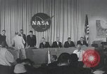 Image of NASA press conference Washington DC USA, 1959, second 37 stock footage video 65675023286