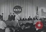 Image of NASA press conference Washington DC USA, 1959, second 38 stock footage video 65675023286