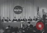 Image of NASA press conference Washington DC USA, 1959, second 56 stock footage video 65675023286