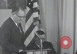 Image of NASA press conference Washington DC USA, 1959, second 4 stock footage video 65675023287