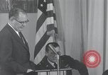 Image of NASA press conference Washington DC USA, 1959, second 6 stock footage video 65675023287