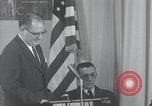 Image of NASA press conference Washington DC USA, 1959, second 18 stock footage video 65675023287