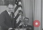Image of NASA press conference Washington DC USA, 1959, second 52 stock footage video 65675023287