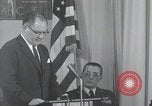 Image of NASA press conference Washington DC USA, 1959, second 56 stock footage video 65675023287
