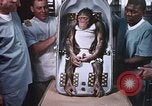 Image of Chimpanzee for spacecraft testing United States USA, 1960, second 59 stock footage video 65675023324