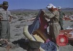 Image of Astronauts survival training Nevada United States USA, 1960, second 62 stock footage video 65675023343