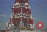 Image of Atlas Missile 3D Cape Canaveral Florida USA, 1959, second 32 stock footage video 65675023371