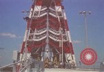 Image of Atlas Missile 3D Cape Canaveral Florida USA, 1959, second 34 stock footage video 65675023371