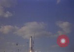Image of Atlas Missile 3D Cape Canaveral Florida USA, 1959, second 7 stock footage video 65675023378