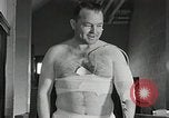 Image of Astronaut undergoes treadmill test Ohio United States USA, 1959, second 17 stock footage video 65675023387