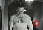 Image of Astronaut undergoes treadmill test Ohio United States USA, 1959, second 19 stock footage video 65675023387