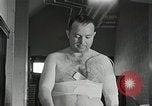 Image of Astronaut undergoes treadmill test Ohio United States USA, 1959, second 21 stock footage video 65675023387