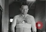 Image of Astronaut undergoes treadmill test Ohio United States USA, 1959, second 22 stock footage video 65675023387