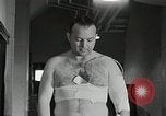 Image of Astronaut undergoes treadmill test Ohio United States USA, 1959, second 28 stock footage video 65675023387