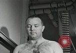 Image of Astronaut undergoes treadmill test Ohio United States USA, 1959, second 42 stock footage video 65675023387