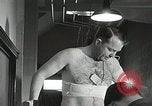 Image of Astronaut undergoes treadmill test Ohio United States USA, 1959, second 57 stock footage video 65675023387