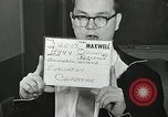 Image of Mercury Evaluation board representatives Ohio United States USA, 1959, second 21 stock footage video 65675023430
