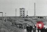 Standbild Deutsche V-2 Rakete New Mexico United States USA, 1946, aus Sekunde 26 historischem Filmmaterial Videoclip 65675023442