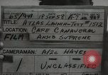 Image missile Atlas 6 B Cape Canaveral Florida USA, 1958, de la seconde 4 séquences d'archives historiques vidéo 65675023457