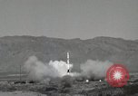 Standbild Redstone Rakete beschossen White Sands White Sands Missile Range, New Mexico United State USA, 1960, aus Sekunde 10 historischem Filmmaterial Videoclip 65675023461