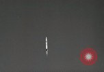Standbild Redstone Rakete beschossen White Sands White Sands Missile Range, New Mexico United State USA, 1960, aus Sekunde 20 historischem Filmmaterial Videoclip 65675023461